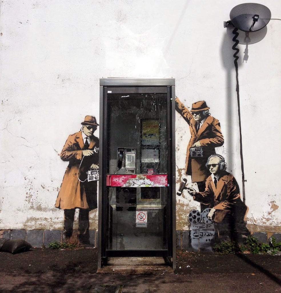 Banksy Cheltenham Telephone Box Spies The Meaning Behind The Art