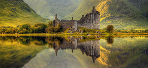 Kilchurn Wall Mural Wallpaper - Canvas Art Rocks - 1