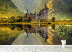 Kilchurn Wall Mural Wallpaper - Canvas Art Rocks - 4