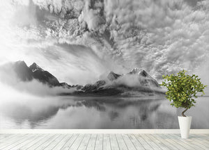 Morning Mist Wall Mural Wallpaper - Canvas Art Rocks - 4