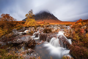 Autumn In The Glencoe Wall Mural Wallpaper - Canvas Art Rocks - 1