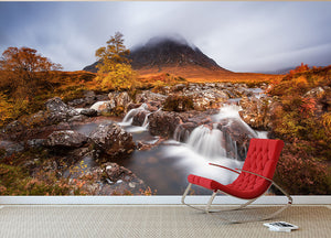 Autumn In The Glencoe Wall Mural Wallpaper - Canvas Art Rocks - 2