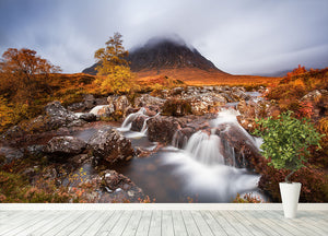 Autumn In The Glencoe Wall Mural Wallpaper - Canvas Art Rocks - 4