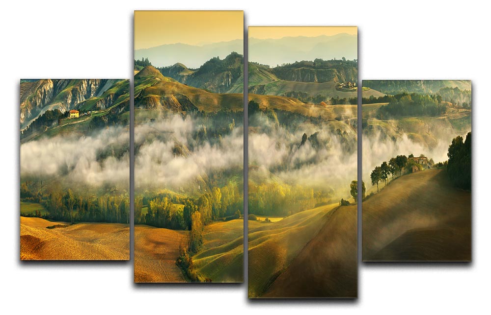 Autumn 4 Split Panel Canvas - Canvas Art Rocks - 1