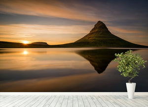 Kirkjufell Wall Mural Wallpaper - Canvas Art Rocks - 4