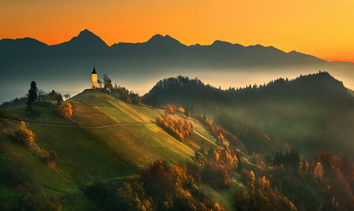 Slovenian Autumn Wall Mural Wallpaper