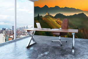 Slovenian Autumn Wall Mural Wallpaper - Canvas Art Rocks - 3