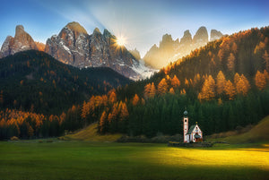 Santa Maddalena Wall Mural Wallpaper - Canvas Art Rocks - 1