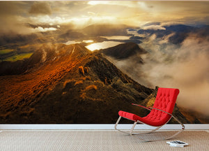 Roy's Peak Wall Mural Wallpaper - Canvas Art Rocks - 2