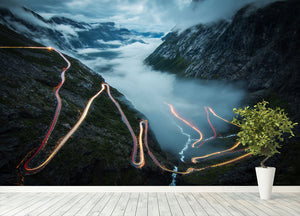 Trollstigen Wall Mural Wallpaper - Canvas Art Rocks - 4