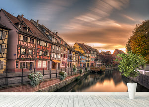 Fall In Colmar Wall Mural Wallpaper - Canvas Art Rocks - 4