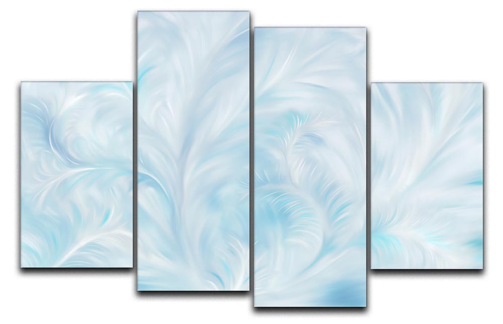 Winter Art 4 Split Panel Canvas - Canvas Art Rocks - 1