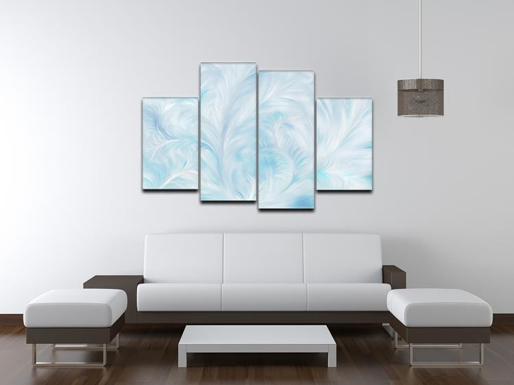 Winter Art 4 Split Panel Canvas - Canvas Art Rocks - 3