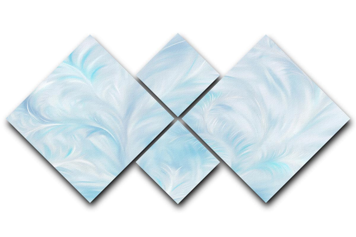 Winter Art 4 Square Multi Panel Canvas - Canvas Art Rocks - 1