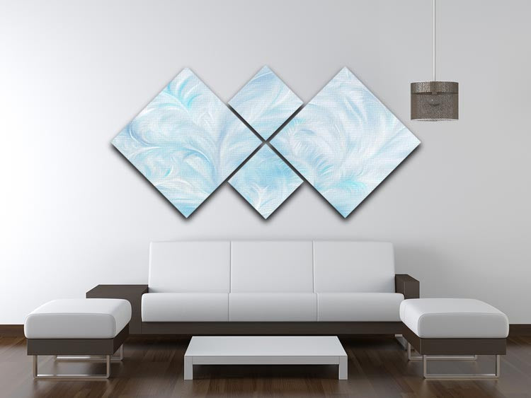 Winter Art 4 Square Multi Panel Canvas - Canvas Art Rocks - 3