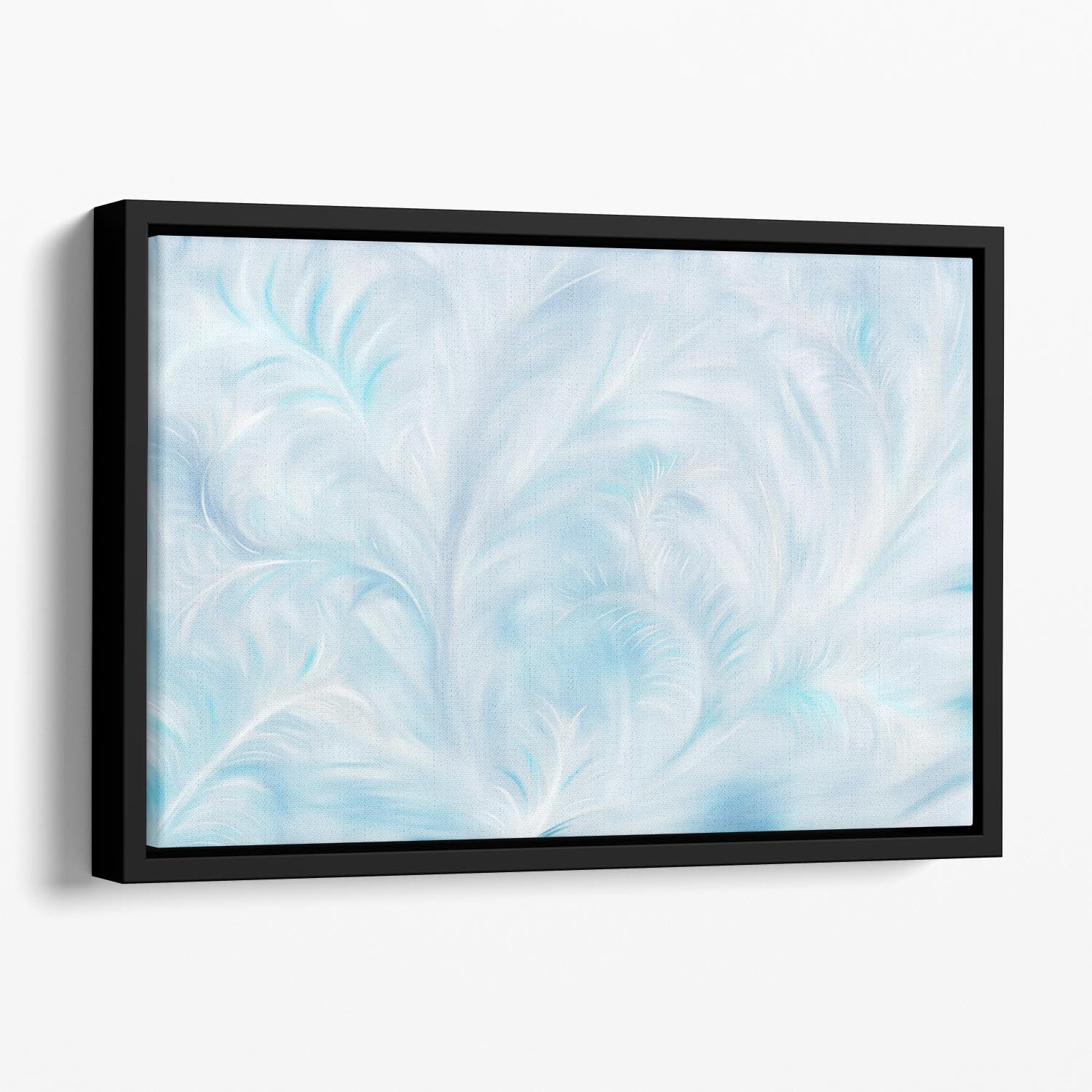 Winter Art Floating Framed Canvas - Canvas Art Rocks - 1