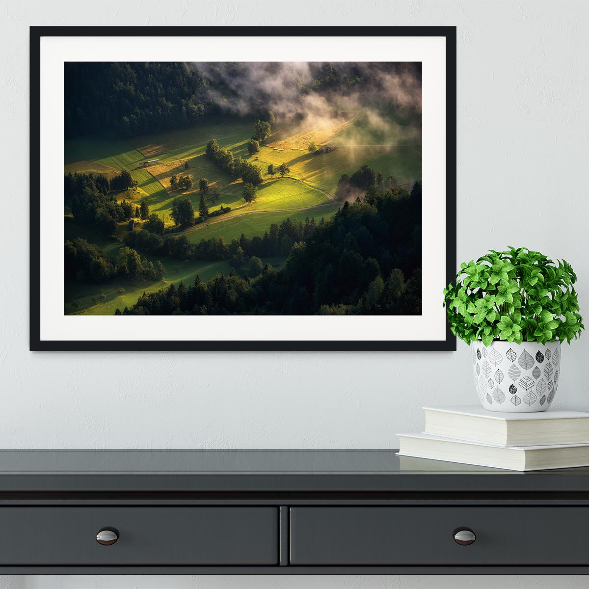 Light And Shadow Framed Print - Canvas Art Rocks - 1