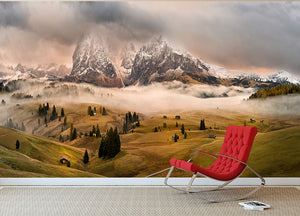 Dolomites Myths Wall Mural Wallpaper - Canvas Art Rocks - 2