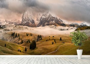 Dolomites Myths Wall Mural Wallpaper - Canvas Art Rocks - 4