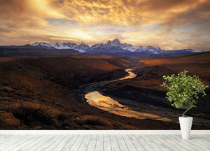 View From The Gorge Wall Mural Wallpaper - Canvas Art Rocks - 4