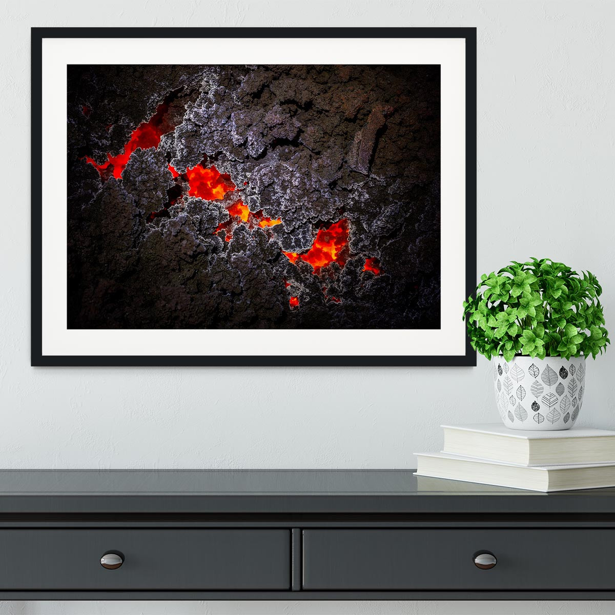 Crystallization Framed Print - Canvas Art Rocks - 1