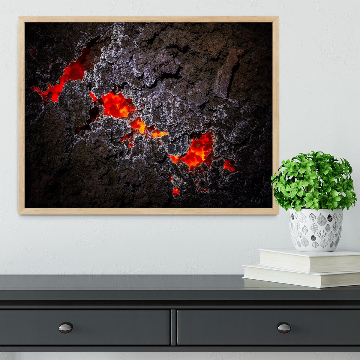 Crystallization Framed Print - Canvas Art Rocks - 4