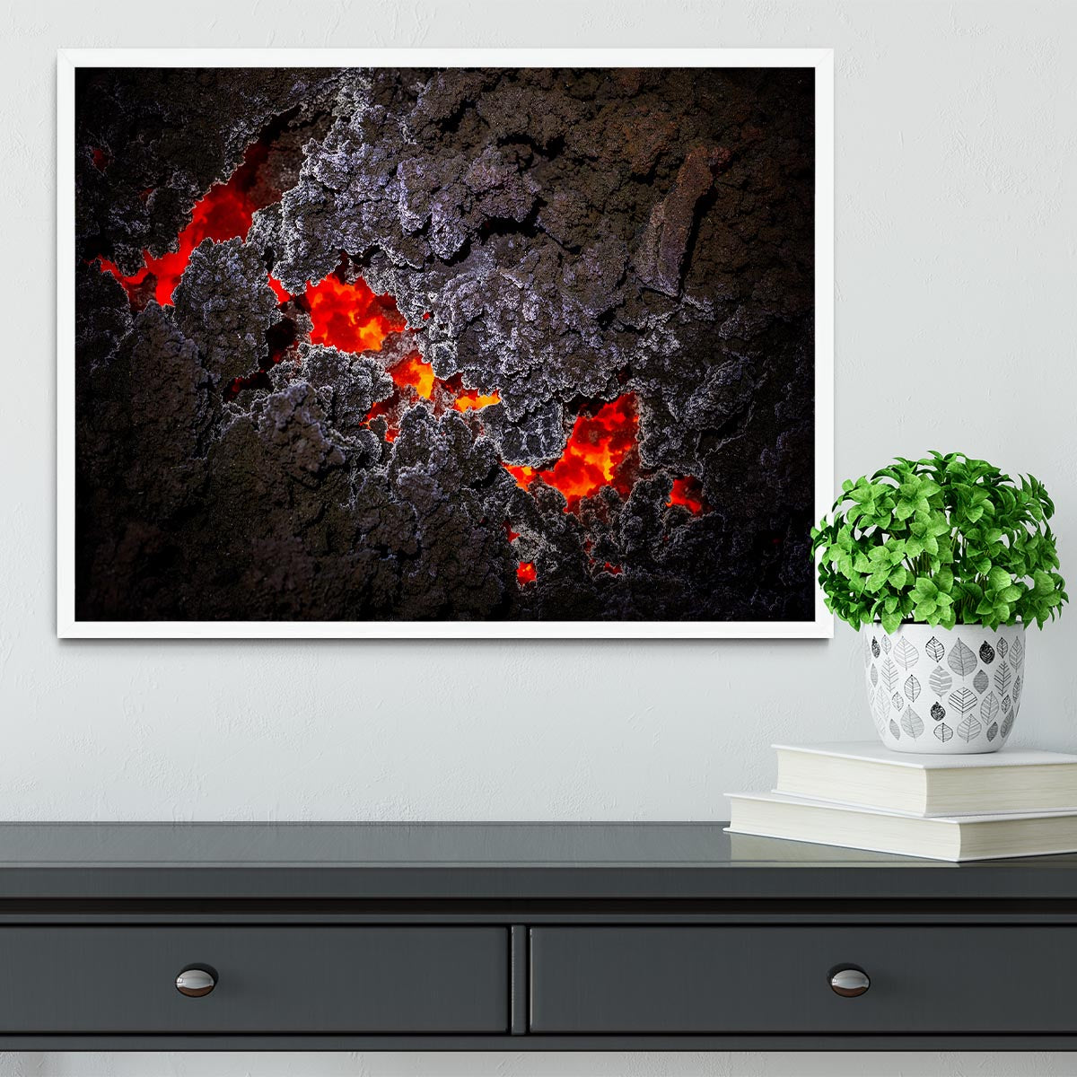 Crystallization Framed Print - Canvas Art Rocks -6