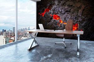 Crystallization Wall Mural Wallpaper - Canvas Art Rocks - 3