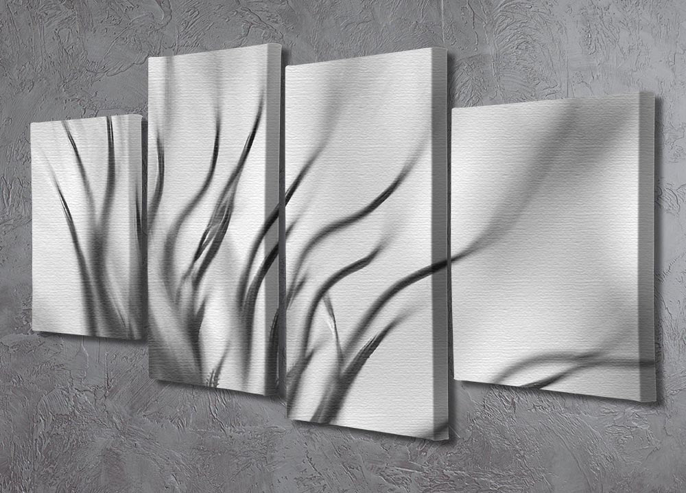 Abstract Boanical 4 Split Panel Canvas - Canvas Art Rocks - 2
