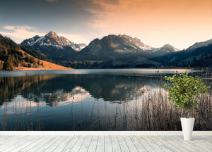 Magic Mood At Schwarzsee (Switzerland) Wall Mural Wallpaper - Canvas Art Rocks - 4