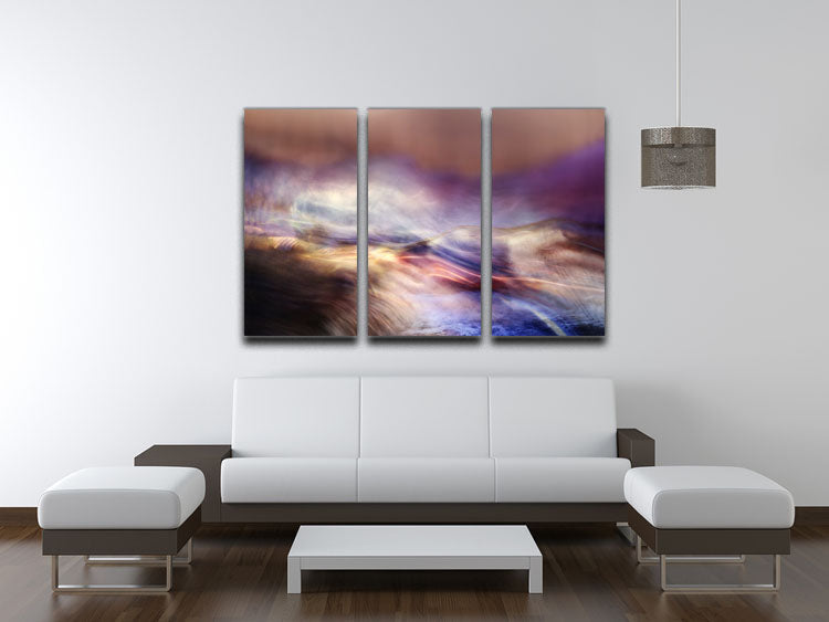 Wild River 3 Split Panel Canvas Print - Canvas Art Rocks - 3