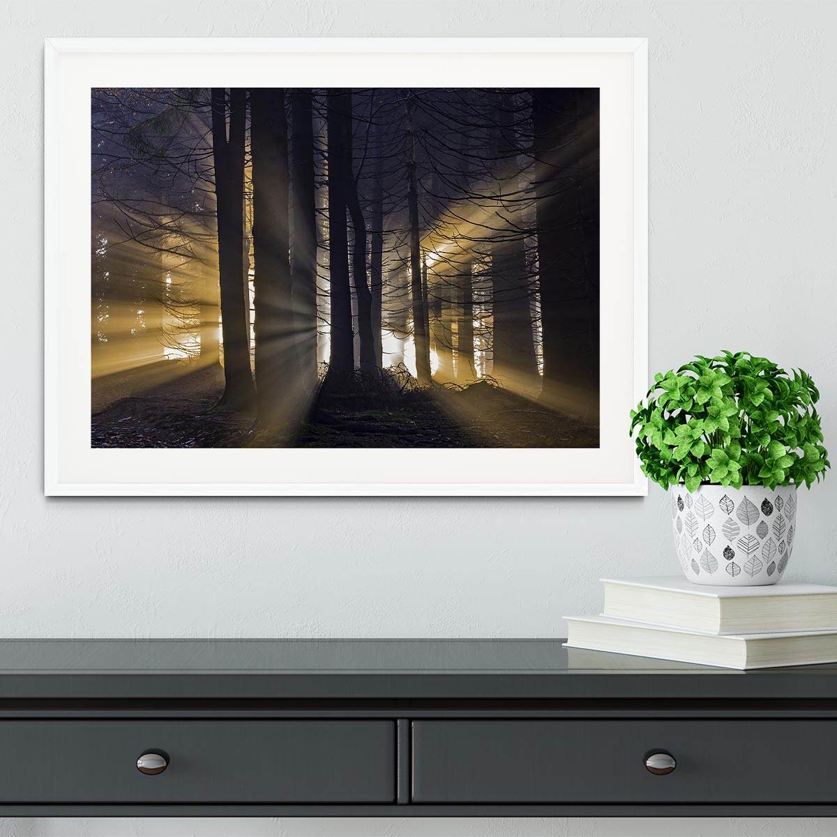 Autumn Forest Framed Print - Canvas Art Rocks - 5