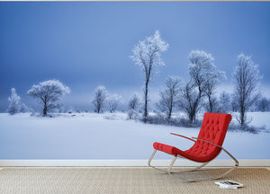 Winterland Wall Mural Wallpaper - Canvas Art Rocks - 2