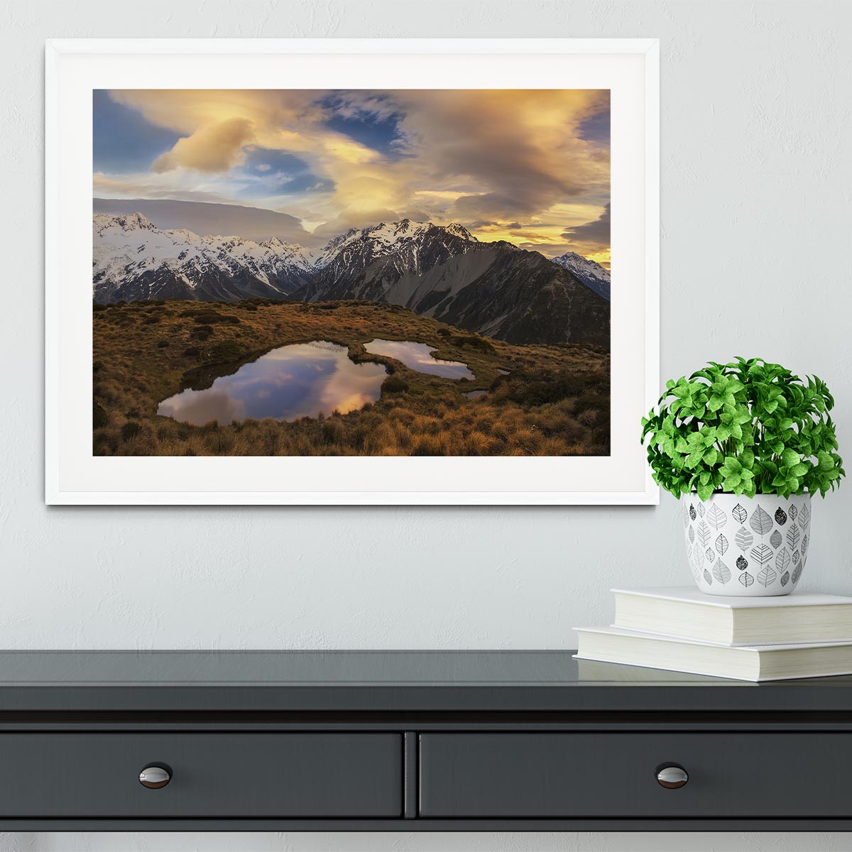 Mountain Light Framed Print - Canvas Art Rocks - 5