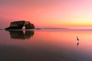 Sunset At The Natural Bridge-2 Wall Mural Wallpaper - Canvas Art Rocks - 1