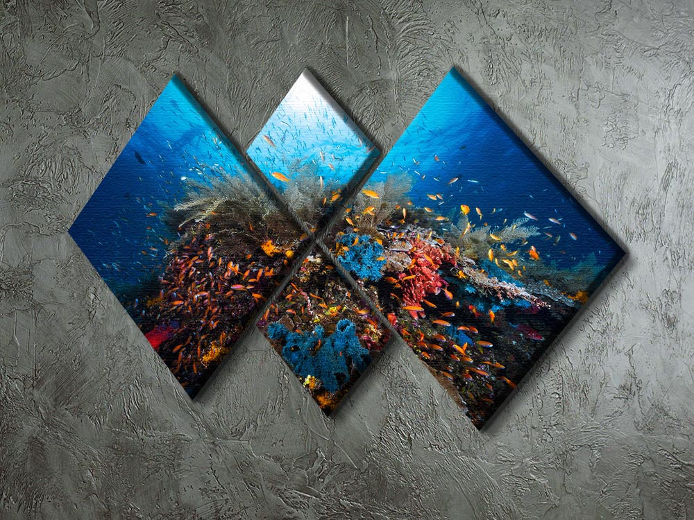 Apnea 4 Square Multi Panel Canvas - Canvas Art Rocks - 2