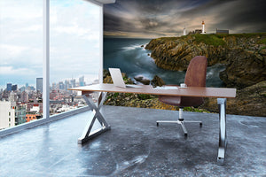 Pointe Saint-Mathieu Wall Mural Wallpaper - Canvas Art Rocks - 3