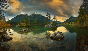 Hintersee Wall Mural Wallpaper - Canvas Art Rocks - 1