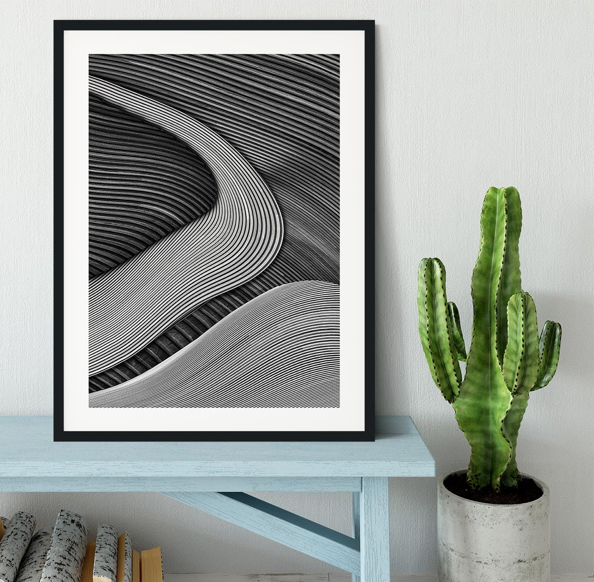 The Wood Project Iii - Zen Garden Framed Print - Canvas Art Rocks - 1