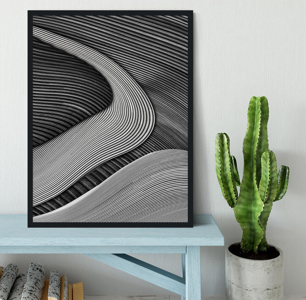 The Wood Project Iii - Zen Garden Framed Print - Canvas Art Rocks - 2