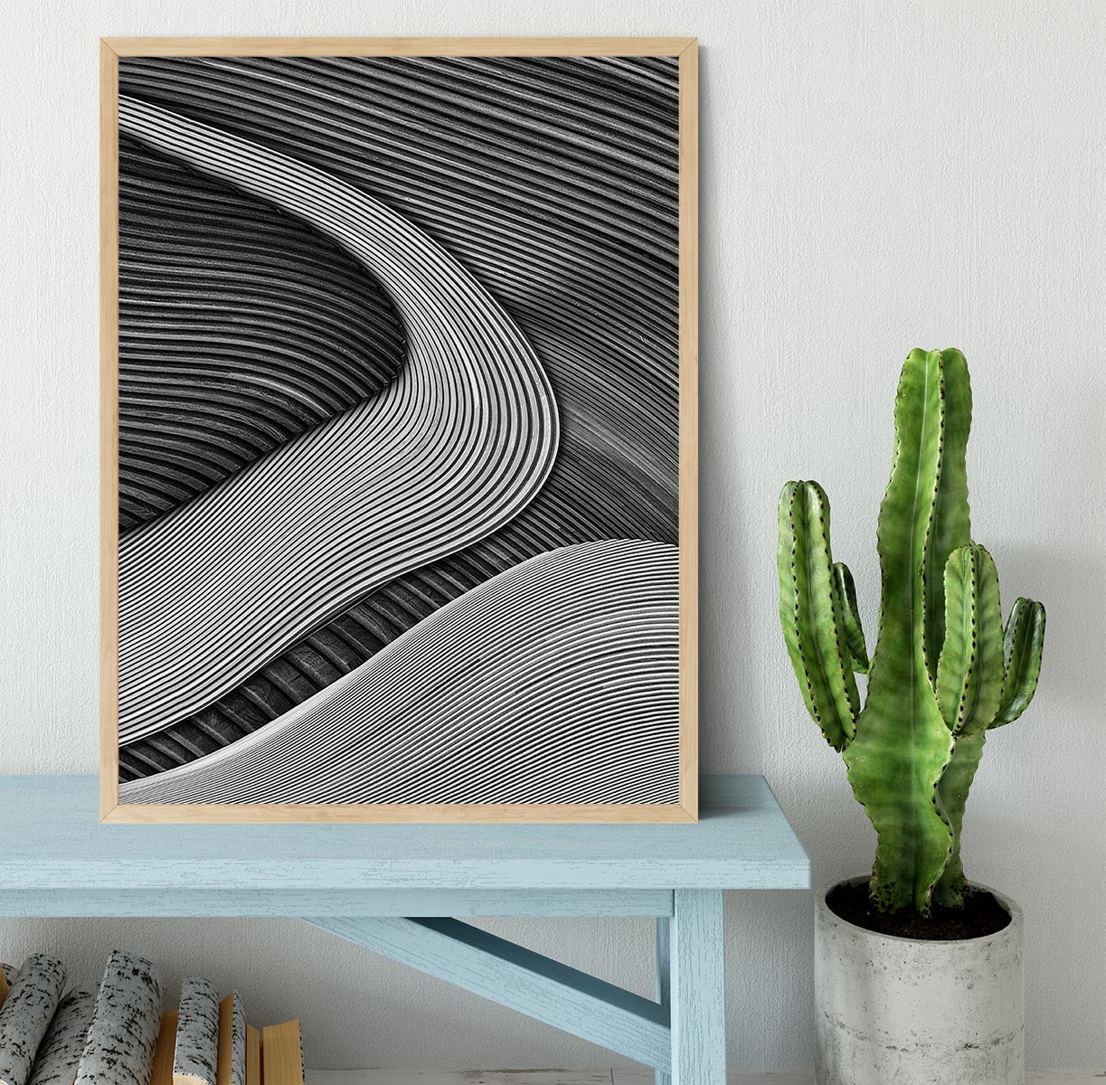 The Wood Project Iii - Zen Garden Framed Print - Canvas Art Rocks - 4