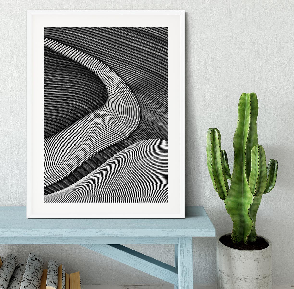 The Wood Project Iii - Zen Garden Framed Print - Canvas Art Rocks - 5