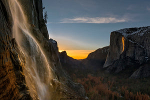 Yosemite Firefall Wall Mural Wallpaper - Canvas Art Rocks - 1