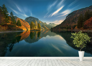 Magic Lake Wall Mural Wallpaper - Canvas Art Rocks - 4