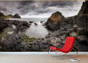 The Giants Causeway Wall Mural Wallpaper - Canvas Art Rocks - 2