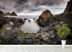 The Giants Causeway Wall Mural Wallpaper - Canvas Art Rocks - 4