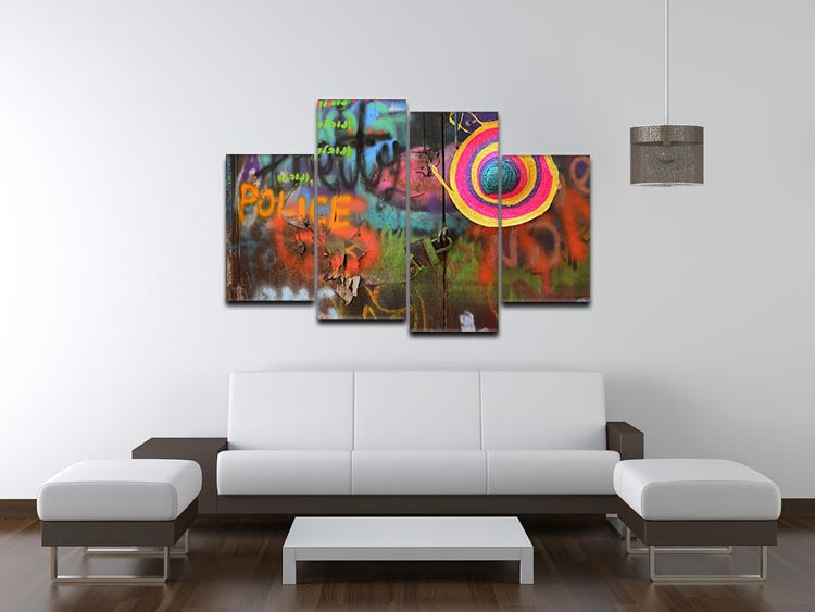 Street Colors 4 Split Panel Canvas - Canvas Art Rocks - 3