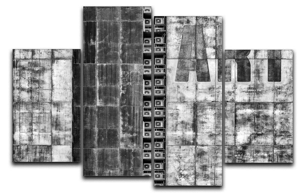 Gritty Palace 4 Split Panel Canvas - Canvas Art Rocks - 1