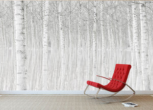 Trees Wall Mural Wallpaper - Canvas Art Rocks - 2