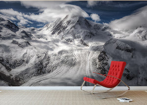 Glacial Wall Mural Wallpaper - Canvas Art Rocks - 2